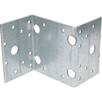 Крепежный уголок Метизный двор Z-образный KUZ 105, оцинкованный 60х105х60х90, 4690441003904