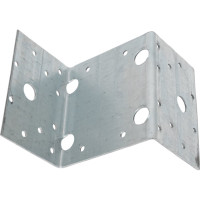 Крепежный уголок Метизный двор Z-образный KUZ 105, оцинкованный 60х105х60х90, 4690441003904