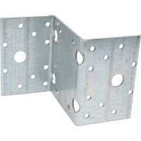 Крепежный уголок Метизный двор Z-образный KUZ 105, оцинкованный 60х105х60х90, 4690441003904