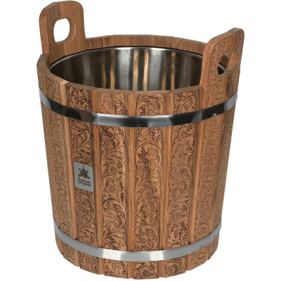 Запарник Банные штучки Цветочный орнамент 20 л 33380