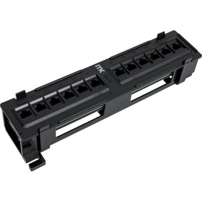 Настенная патч-панель ITK категории 6 UTP 12 портов IDC Dual PP12-C6U-D05