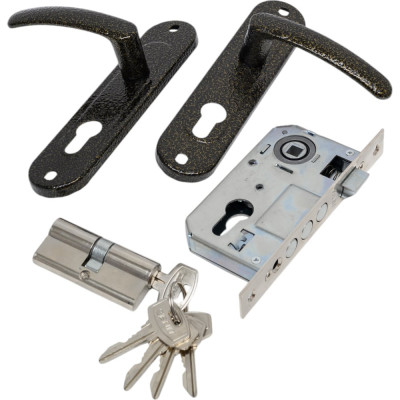 Врезной замок ЗЕНИТ ЗВ7-60.1-02 бронза 28007