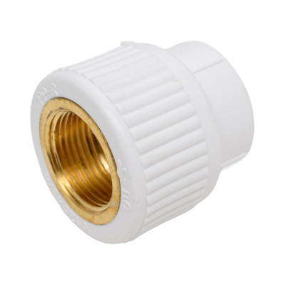 Комбинированная муфта Blue Ocean полипропиленовая, ВР - 25x3/4 PPRF/IA(W)-25х3/4"