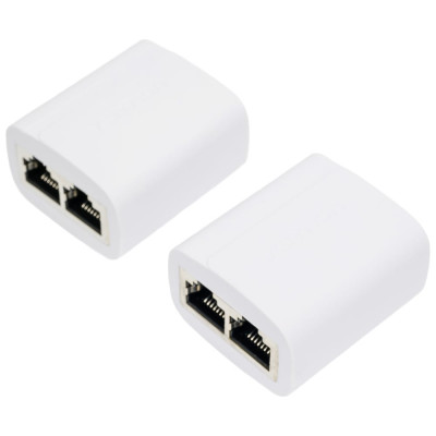 Сплиттер VENTION RJ45 F / 2хRJ45 F 8p8c (2шт.) Белый IPTW0