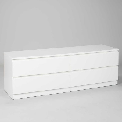 Комод Гуд ЛАКК МАЛЬТА 4 ящика, 160x48x54 см, белый 2.05.02.030.1