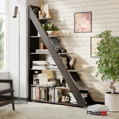 Стеллаж ТриЯ тип 14 венге цаво/дуб белфорт 131583