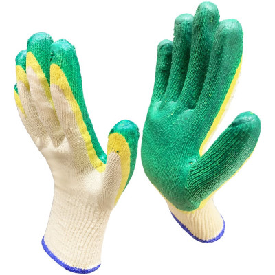 Перчатки рабочие СТАНДАРТ-2Л, х/б с двойным латексным покрытием, 3 пары Master-Pro® 3013-CLA2-3