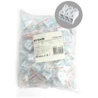 Монтажные пружинные клеммы STEKKER для подключения фазных проводников, 3 полюса, 3 контактные группы (3 ввода, 3 вывода на полюс), LD294-5103 32736