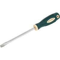 Шлицевая магнитная отвертка Rockforce Profi S2 SL8.0х150мм RF-70180150(27185)