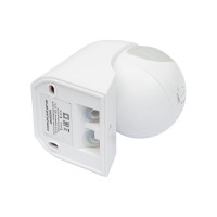 Инфракрасный датчик движения Smartbuy настенный 800Вт, до 12м, IP44 sbl-ms-007
