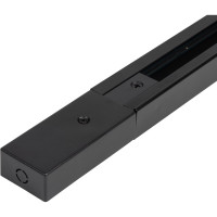 Однофазный шинопровод Jazzway L-1000мм PTR 1M-BL накладной/подвесной для трекового освещения черный 5026322