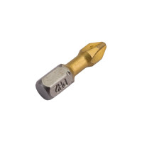 Биты фрезерованные TiN-half (10 шт; Ph2; 25 мм) D.BOR D-THT-PH02-025-010