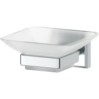 Держатель с мыльницей Artwelle Hagel матовое стекло хром 9922A