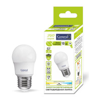 Светодиодная лампа General Lighting Systems Шарик G45F-10W-E27-2700K 683600