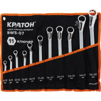 Набор накидных ключей Кратон BWS-07 11 шт. 2 27 02 007