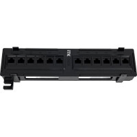 Настенная патч-панель ITK категории 6 UTP 12 портов IDC Dual PP12-C6U-D05