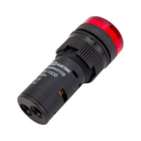 Лампа TDM ELECTRIC AD-16DS матрица, d16мм, красный, 36В, AC/DC SQ0702-0061
