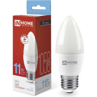 Светодиодная лампа IN HOME LED-СВЕЧА-VC 11Вт 230В Е27 6500К 1050Лм 4690612024868