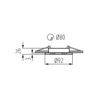 Точечный светильник KANLUX SEIDY CT-DTO50-B 18288
