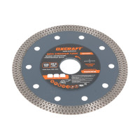 Диск алмазный сплошной Turbo OXCRAFT, 125х22,2 02010203
