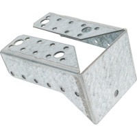 Перфорированный держатель балки ALBERTS оцинкованный, 80х120х2 мм 335359