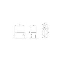 Чаша для напольного унитаза Aquanet Roll-C с сидением, с Rimless 00210764