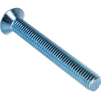 Потайной винт Стройбат DIN 965 М8x60 белый цинк 3 шт 306920