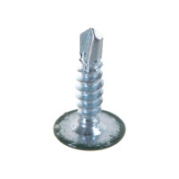 Саморезы Госкреп с пресс-шайбой, со сверлом, 4.2х16 мм, зеленые, RAL6005, 35 шт. 1-0017430