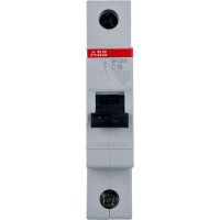 Автоматический однополюсный выключатель ABB 16A, С, SH201, 6.0кА 2CDS211001R0164