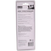 Туристический нож Ecos EX-SW-B01G со свистком, в ножнах, зеленый 325123