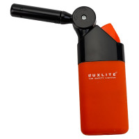 Бытовая турбо зажигалка с поворотным носиком Luxlite XHG 580 HC5 RUBBER SP 9620
