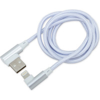 Дата-кабель ARNEZI зарядный iPhone 6/7/8/X Белый угловой A0605031