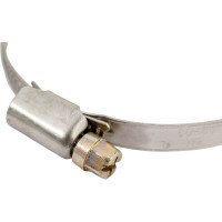 Червячный хомут РОССНА 60х80 мм 2 3/8" нержавеющая сталь, винт, 5 шт. Р860708 DIY