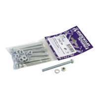 Болт с ш/г крепежная техника набор, полная резьба, din 933, 5x60, 15 шт. 17828