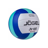 Волейбольный мяч Jogel JV-100, синий/мятный BC21 1/50 УТ-00019884