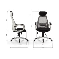 Компьютерное кресло Woodville Burgos белое 1714