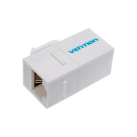 Адаптер-соединитель VENTION RJ45 F / RJ45 F 8p8c кат. 6, Белый IPGW0