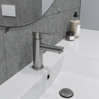 Смеситель для умывальника ESKO, Орландо/Orlando, нержавеющая сталь, OL26S