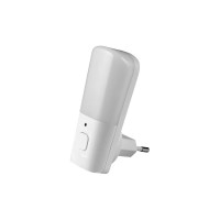 Светодиодный ночник ROCKETSOCKET с пультом ДУ, 10 режимов яркости, теплый, холодный белый свет, RGB 9 цветов, 1.0Вт, таймер 0-12 часов, Белый RS-728B