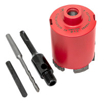 Коронка алмазная Turbo Fast Expert 68 мм, M16, Laser EKF dch-68-trb-m16