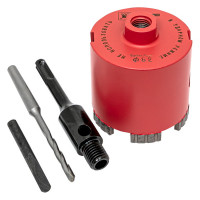 Коронка алмазная Turbo Fast Expert 82 мм, M16, Laser EKF dch-82-trb-m16