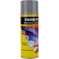 Акриловая эмаль Farbitex аэрозоль, 520 мл, RAL 7004 серый сигнальный 4100008939