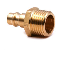 Соединение быстросъемное HQ-PM12 «папа»-нар. резьба 1/2" (латунь) HQ-mech УТ000002474