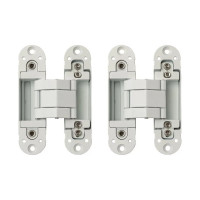Комплект из 2 штук скрытых петель ELEMENTIS универсальный, 3D, 120x30 ELM5000.07/MP