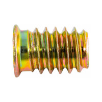 Резьбовая втулка с буртиком WOODWORK m8, l=20, 100 шт. 990.08.20