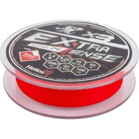 Шнур Helios hs-es-x3-1.5/22lb extrasense x3 pe red 92м, 1.5/22lb, 0.22мм 00000218880