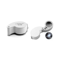 Ювелирная лупа Pro Legend 40х-25мм, с подсветкой, 2 LED PL4455