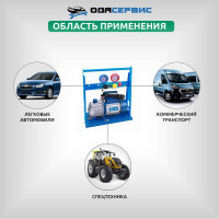 Комплект для заправки кондиционеров ОДА Сервис standart AC-2026