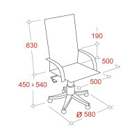 Кресло Easy Chair bn_sh_echair-509 tpu кожзам черный хром 1460678