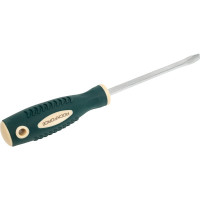 Шлицевая магнитная отвертка Rockforce Profi S2 SL8.0х150мм RF-70180150(27185)